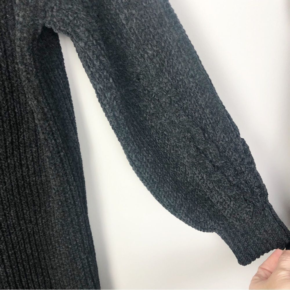 OLIVE & OAK | NEW Black Soft V-Neck Tunic Length Sweater Women’s Size Medium - Picture 6 of 9